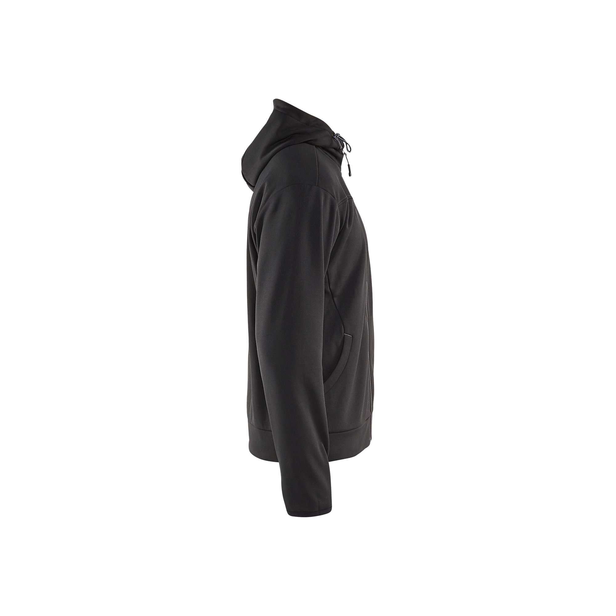 BLAKLADER 33632526 Hoodie With Full Zip Hoodie Work Sweatshirt MEN - Pique Fleece